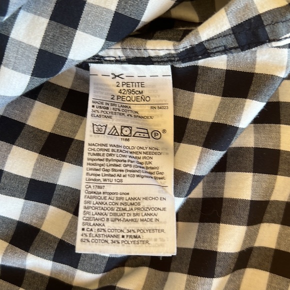NWOT Banana Republic Crisp Tailored Button Down - Picture 5 of 6